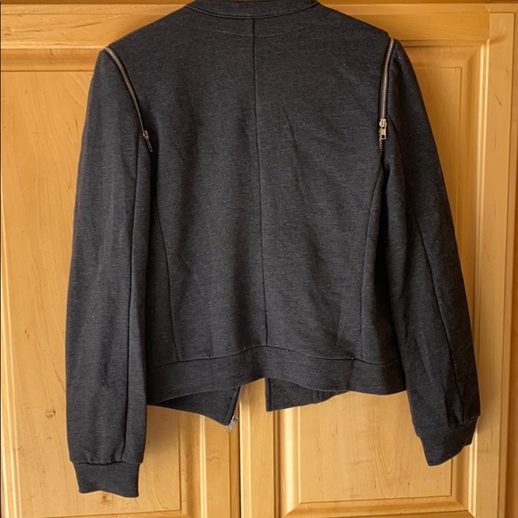 NWT Gray, Zipper Detailed Jacket - Picture 6 of 10